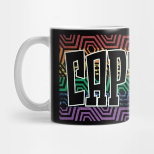 LGBTQ PATTERN USA CAPTAIN Mug